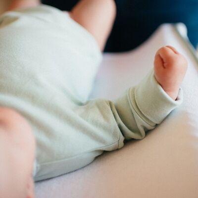 T-shirt neonato unisex manica lunga - Verde mare