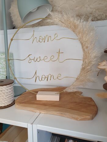 Couronne pampa "home sweet home" 3