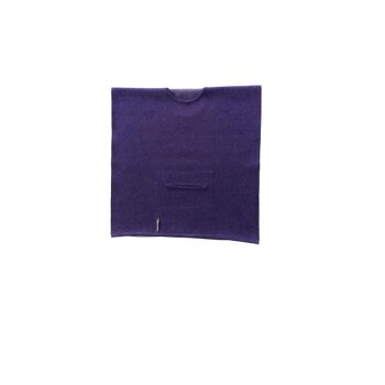 Foulard ONE trou violet/gris 5