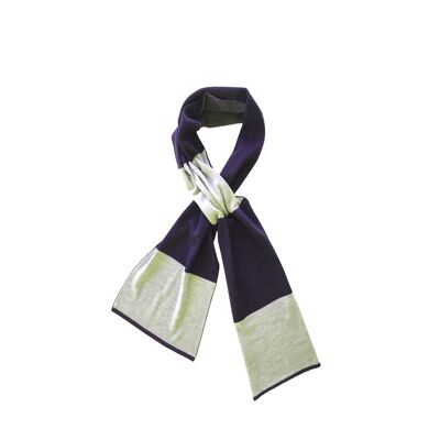 Loop scarf violet/gray