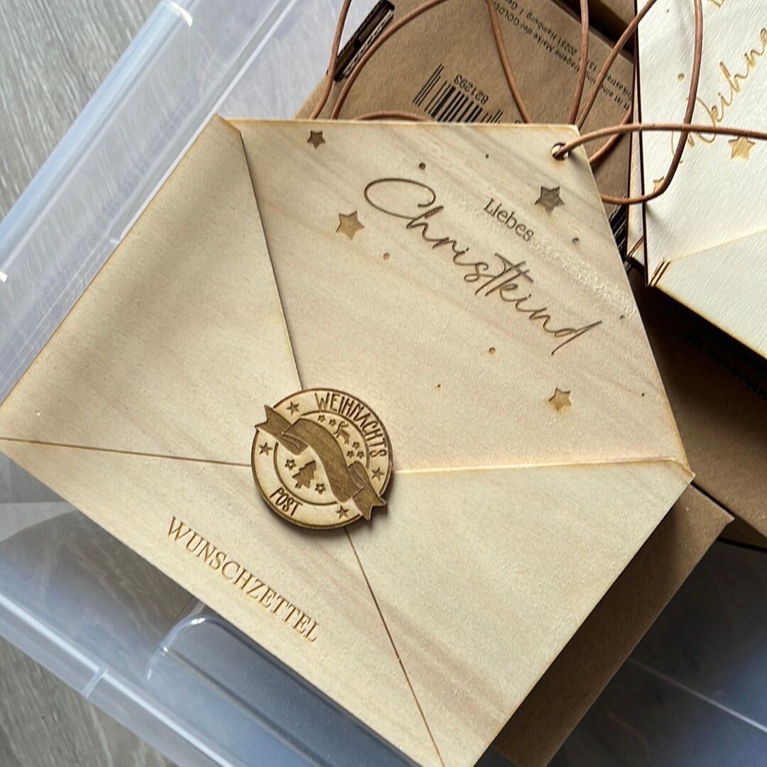 Lista dei desideri in legno | La lista dei desideri può essere inserita | non personalizzato