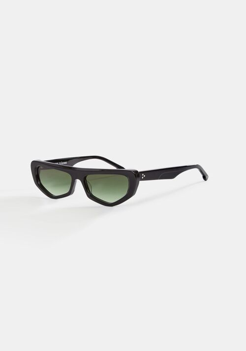 LUNETTES BIANCA NOIR-VERT