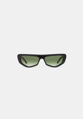 LUNETTES BIANCA NOIR-VERT 2