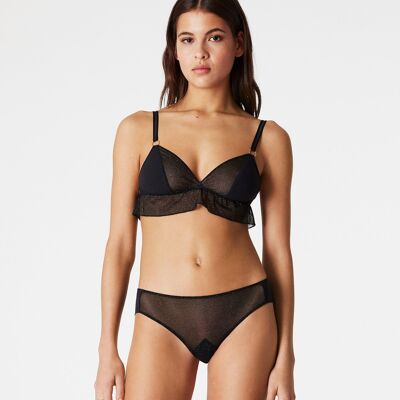 Soutien-gorge  triangle VASCO tulle français