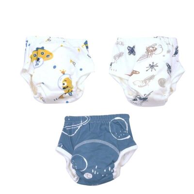 3 potty training pants – Space