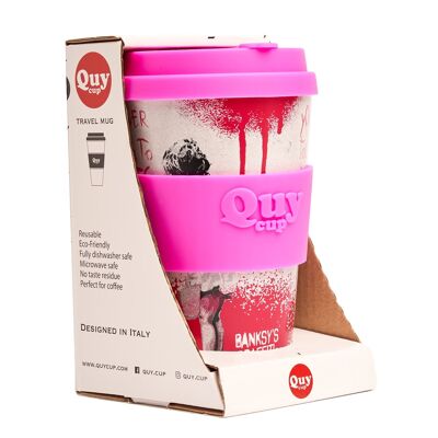 Tasse de Viaggio Banksy en RPET de 400 ml - Sogna in Grande