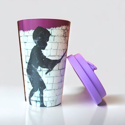 Banksy-Tasse aus RPET, 400 ml – Hammer Boy