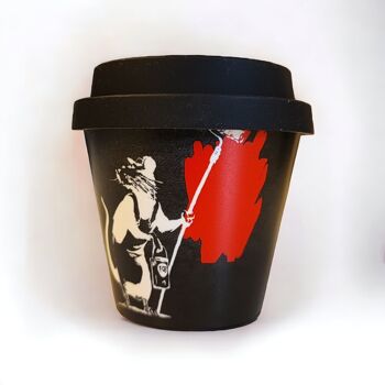 Banksy Christmas Box "Cut it Out" - Set de 2 tasses à café expresso 3