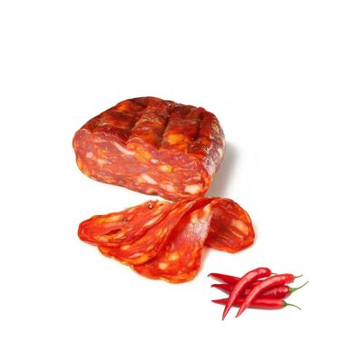 Spianata schiacciata Calabrese salame Piccante artigianale Gr 400