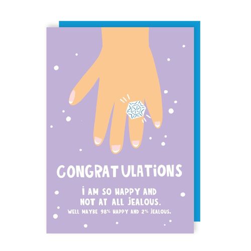 Funny Engagement Congratulations Jealous Card