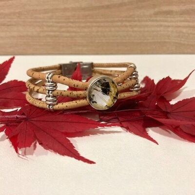 Handmade LEA women's cork bracelet