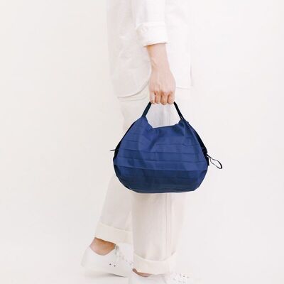 Shupatto compact foldable shopping bag size S - Night (Yoru)
