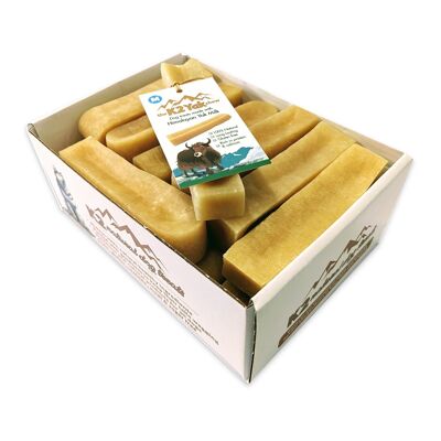 K2 Yak Chews 100 % natürliche Leckerlis für Hunde, mittelgroße Box mit 18 Stück