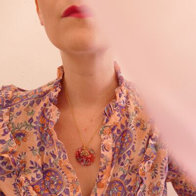 Collier GIGI-fushia