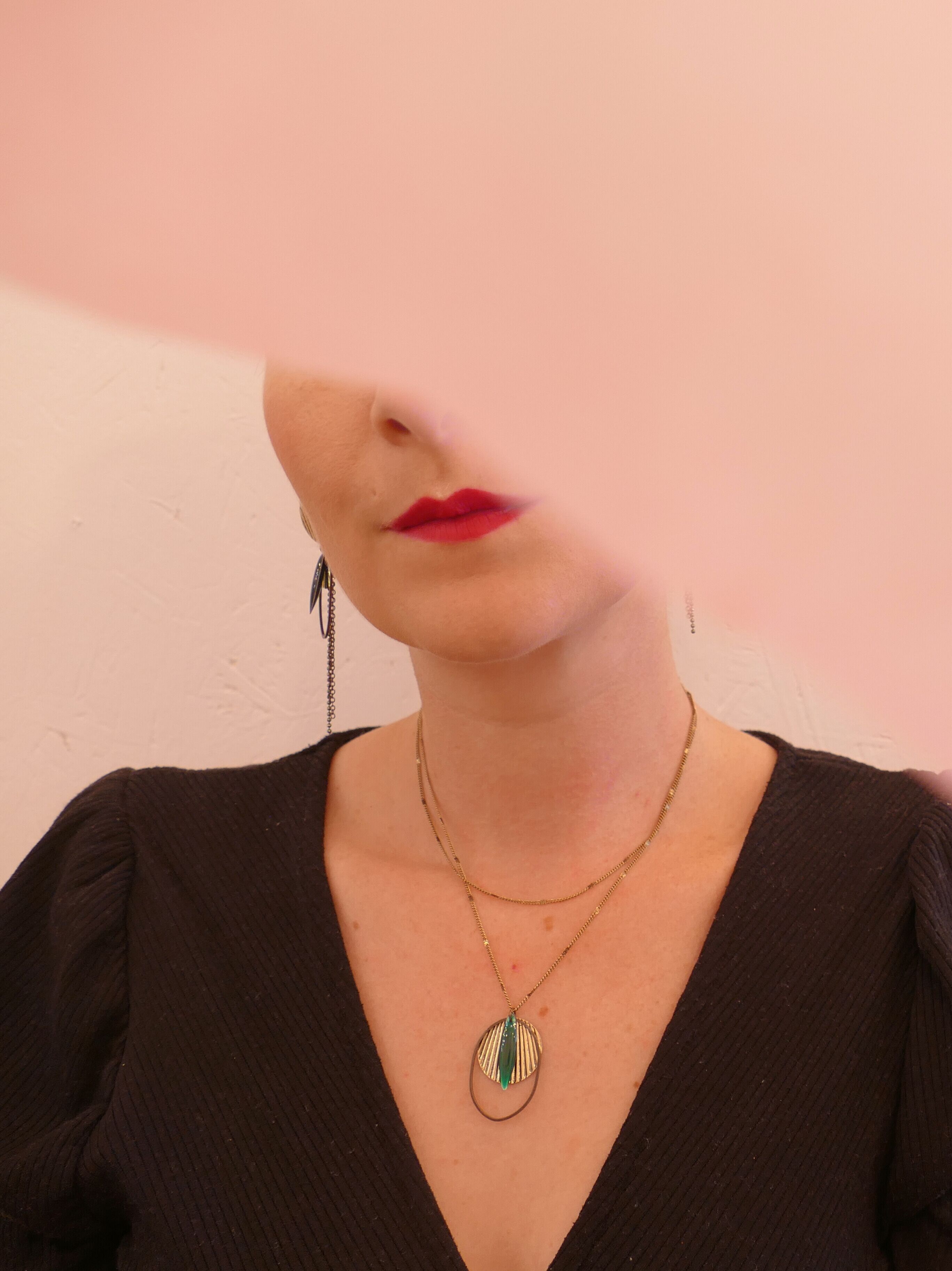 Nicole-emerald necklace