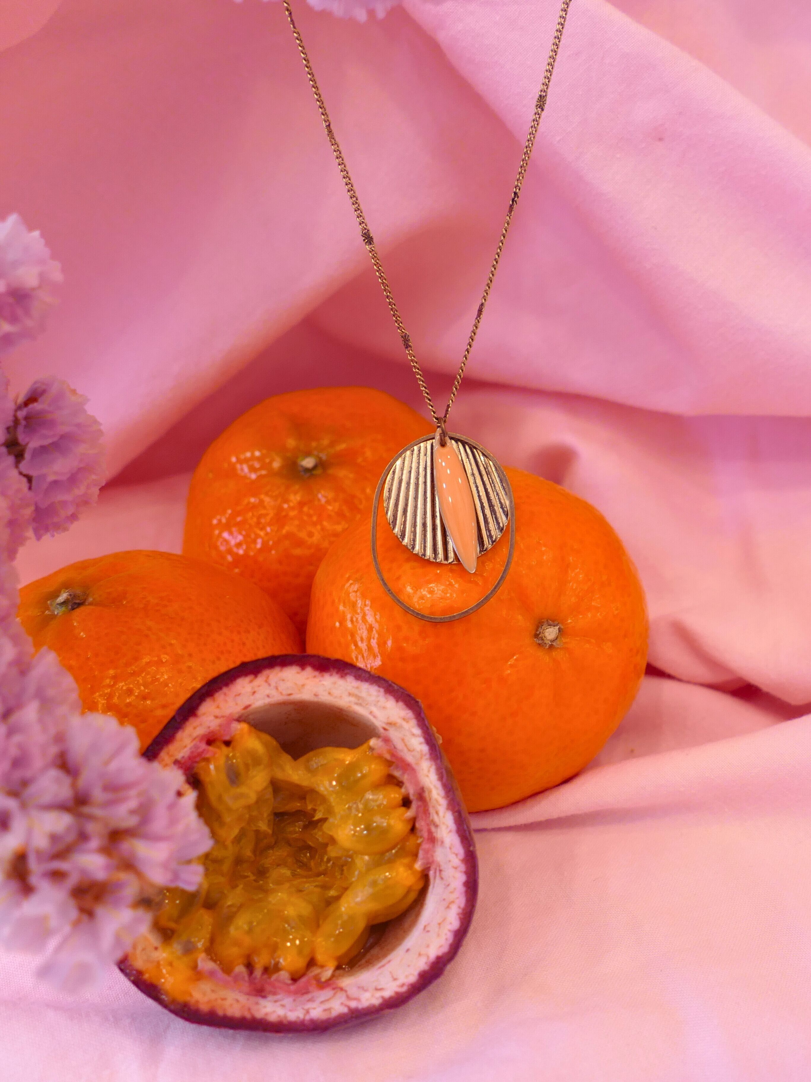 Nicole-blush necklace