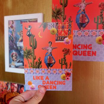 Carte postale "Like a dancing queen" 2