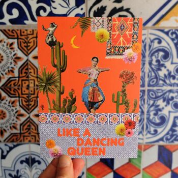 Carte postale "Like a dancing queen" 3