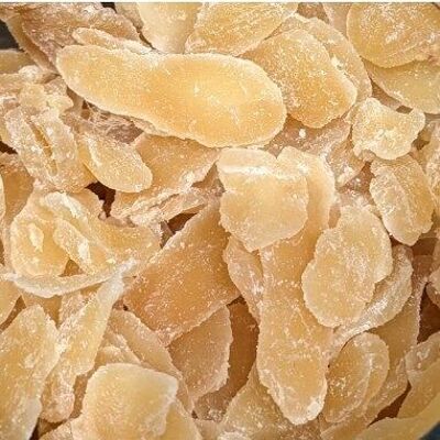 Organic candied ginger in strips 2.5kg (15€/kg)