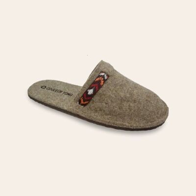 Wool slipper IZOARD Brown