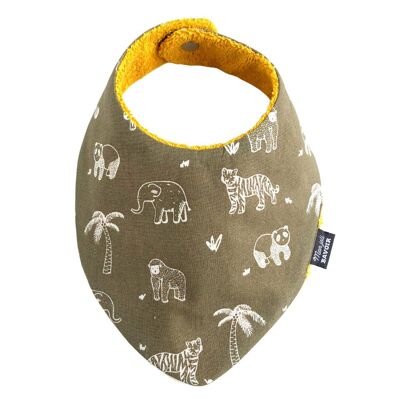 BANDANA BIB - JUNGLE ANIMALS