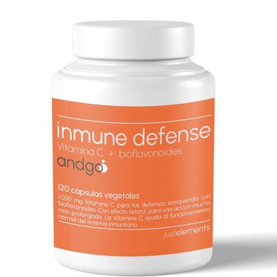 Just Elements AndGo Immune Defense Vitamin C 1000 mg 120 Kapseln
