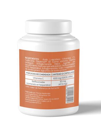 Just Elements AndGo Défense Immunitaire Vitamine C 1000 mg 120 gélules 3