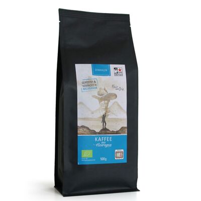 Café biologique Tierra Nueva, 500g, mélangé - Nica torréfié