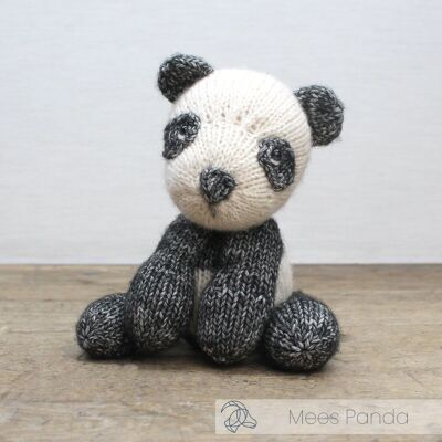 Kit lavoro a maglia fai da te - Mees Panda