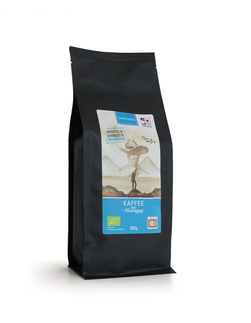 Bio-Kaffee Tierra Nueva, 500g, Bohne - Nica-Röstung