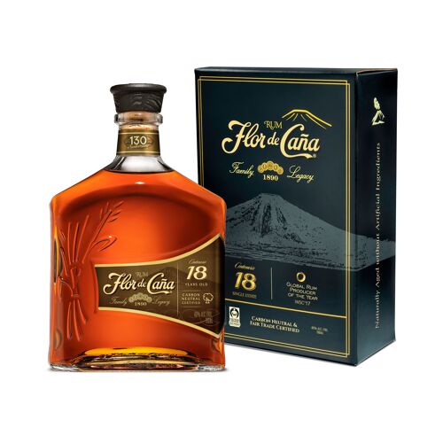 FLOR DE CANA 18 ans - Rhum Vieux Nicaragua - 70cl 40%