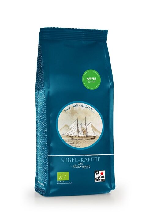 Segel-Kaffee, 250g, ganze Bohne, bio