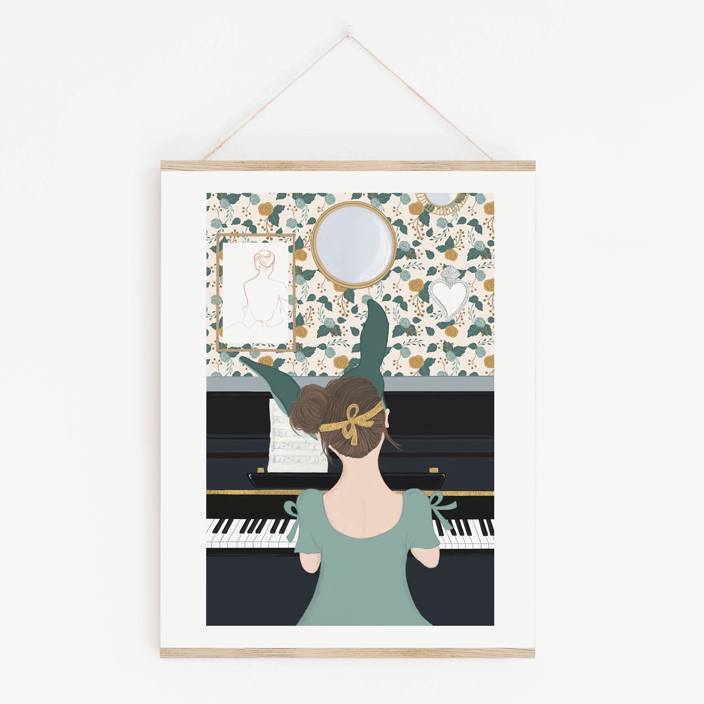 Poster „Spiel mir einen langsamen Walzer“.