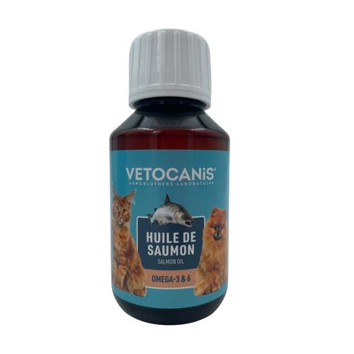 Achat Huile de saumon pour Chien & Chat - 100ML & 250ML en gros