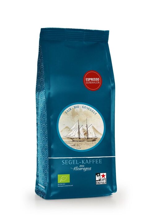 Segel-Espresso, 250g, gemahlen, bio