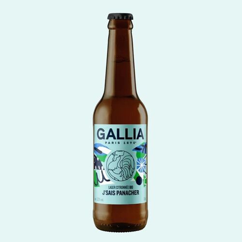 Bière Gallia Bio 🍋 J'sais Panacher - Panaché