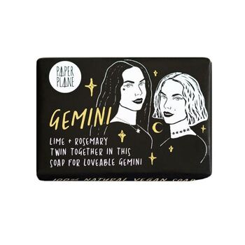 Gemini Star Sign Zodiac Bar - Natural and Vegan Horoscope Soap 13