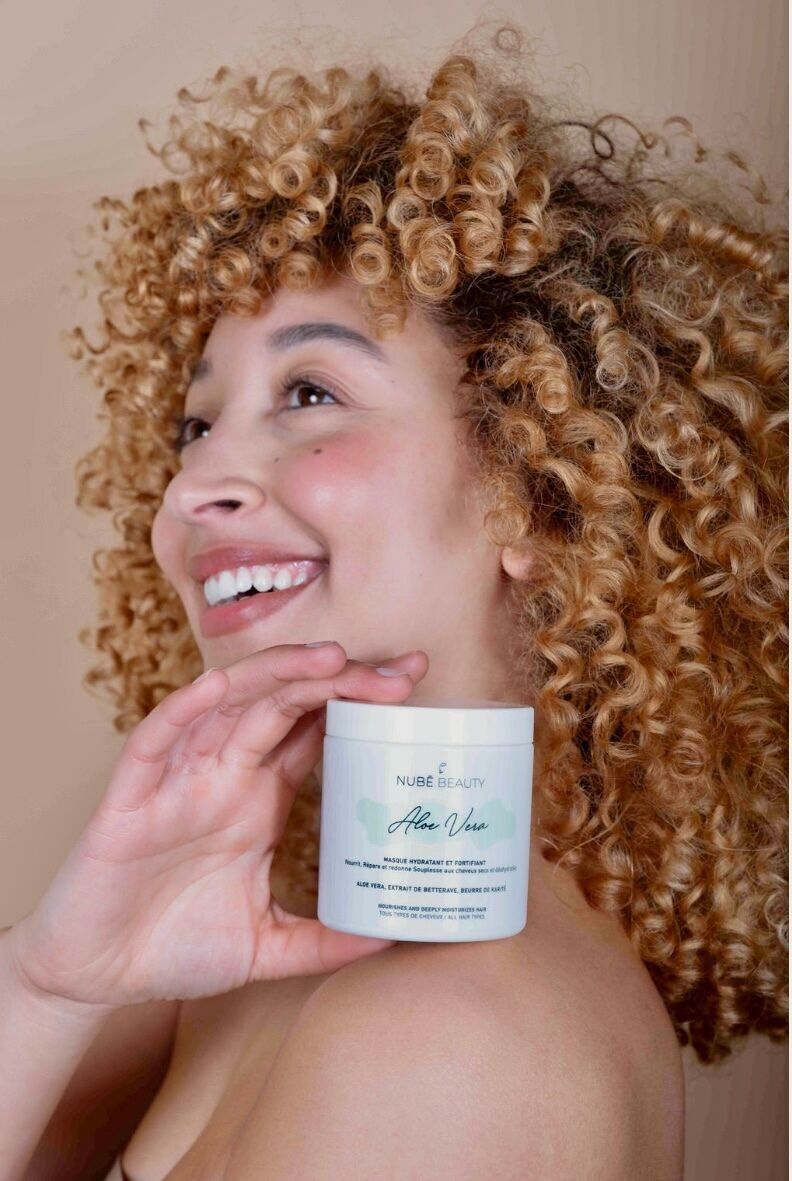 NUBĒ BEAUTY Maschera per capelli all'Aloe Vera