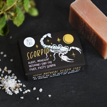 Scorpio Star Sign Zodiac Bar - Natural and Vegan Horoscope Soap 3