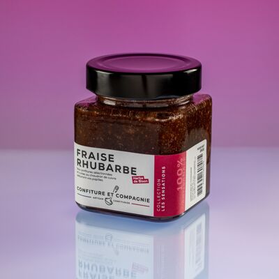 Confiture Fraise Framboise Herbe de Bison - 250g