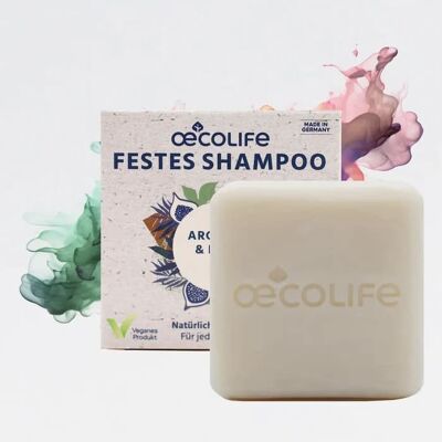oecolife solid shampoo argan oil & fig