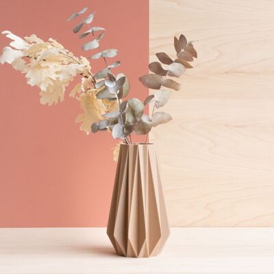 Origami-Vase – perfekt für Trockenblumen