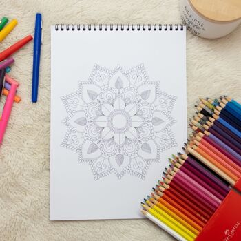 Livre de Coloriages pour adultes Mandalas relaxants 3