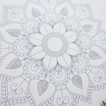 Livre de Coloriages pour adultes Mandalas relaxants 4