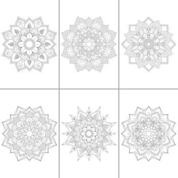 Livre de Coloriages pour adultes Mandalas relaxants 5