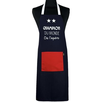 Apron, "World aperitif champion" French