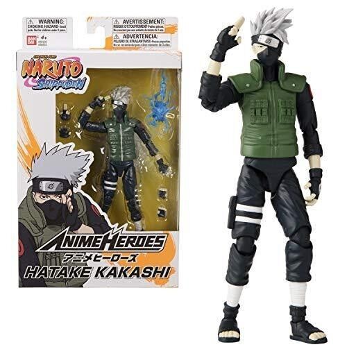 Bandai Naruto Shippuden - Figurine Anime Heroes 17 cm - Kakashi Hatake, réf : 36903