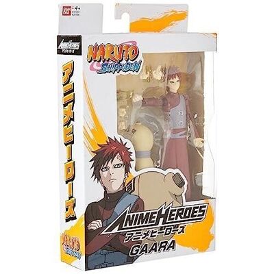 Bandai Anime Heroes – Naruto Shippuden – Anime Heroes Figur 17 cm – Gaara – Ref: 36906
