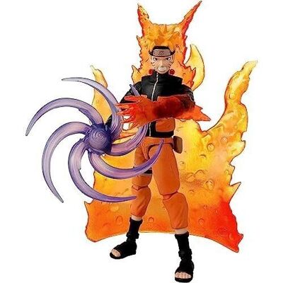 Bandai - Anime Heroes Beyond - Naruto Shippuden - Figurine 17 cm - Uzumaki - Transformation Kyubi - Réf : 37711 