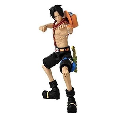 Bandai - Anime Heroes - One Piece - Figurine Portgas D. Ace 17 cm - Réf : 36934